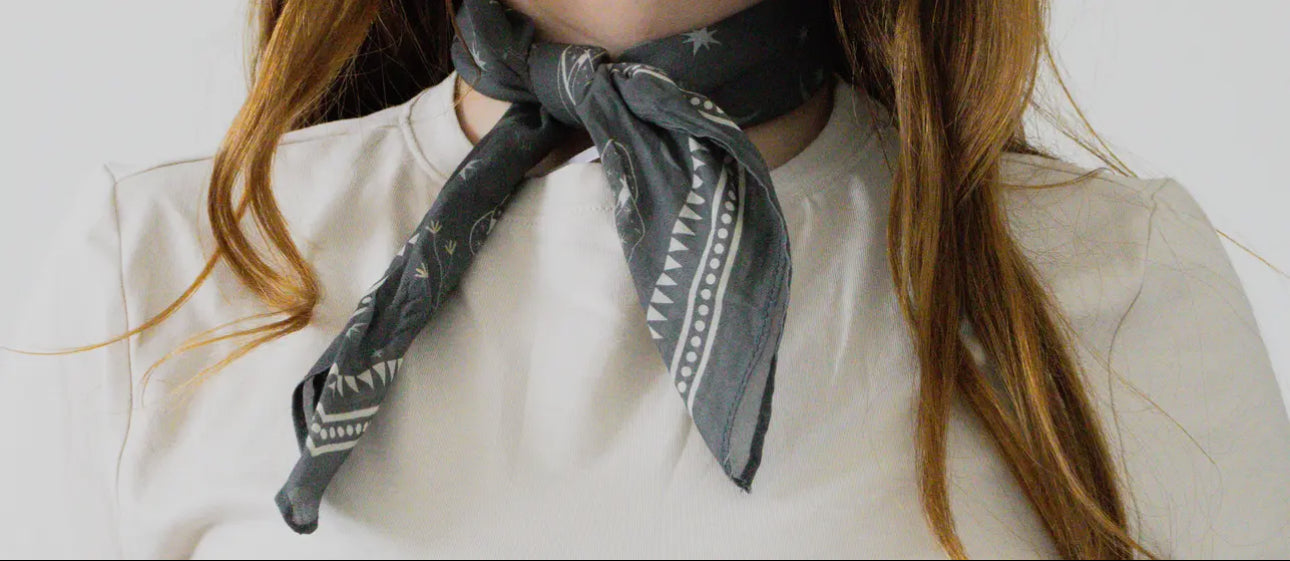 Western Printed Bandana Scarf - Coastal Cowgirls