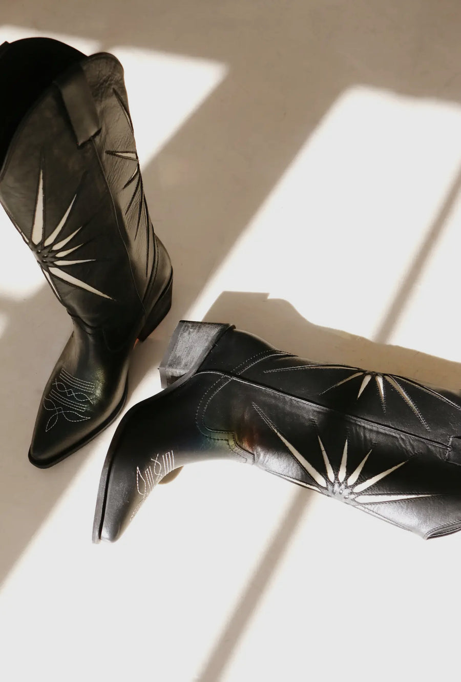 Moonrise Leather Western Cowboy Boots - Coastal Cowgirls