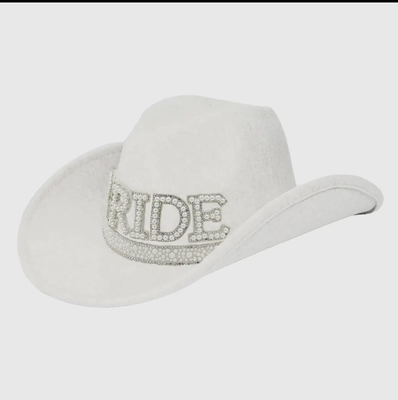 Bride Pearl Cowboy Hat - Coastal Cowgirls