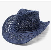 Woven Straw Cowboy Hat | Lightweight Western Sun Hat for Women