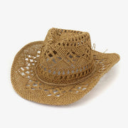 Woven Straw Cowboy Hat | Lightweight Western Sun Hat for Women