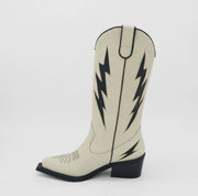 Botas vaqueras occidentales de cuero Moonrise