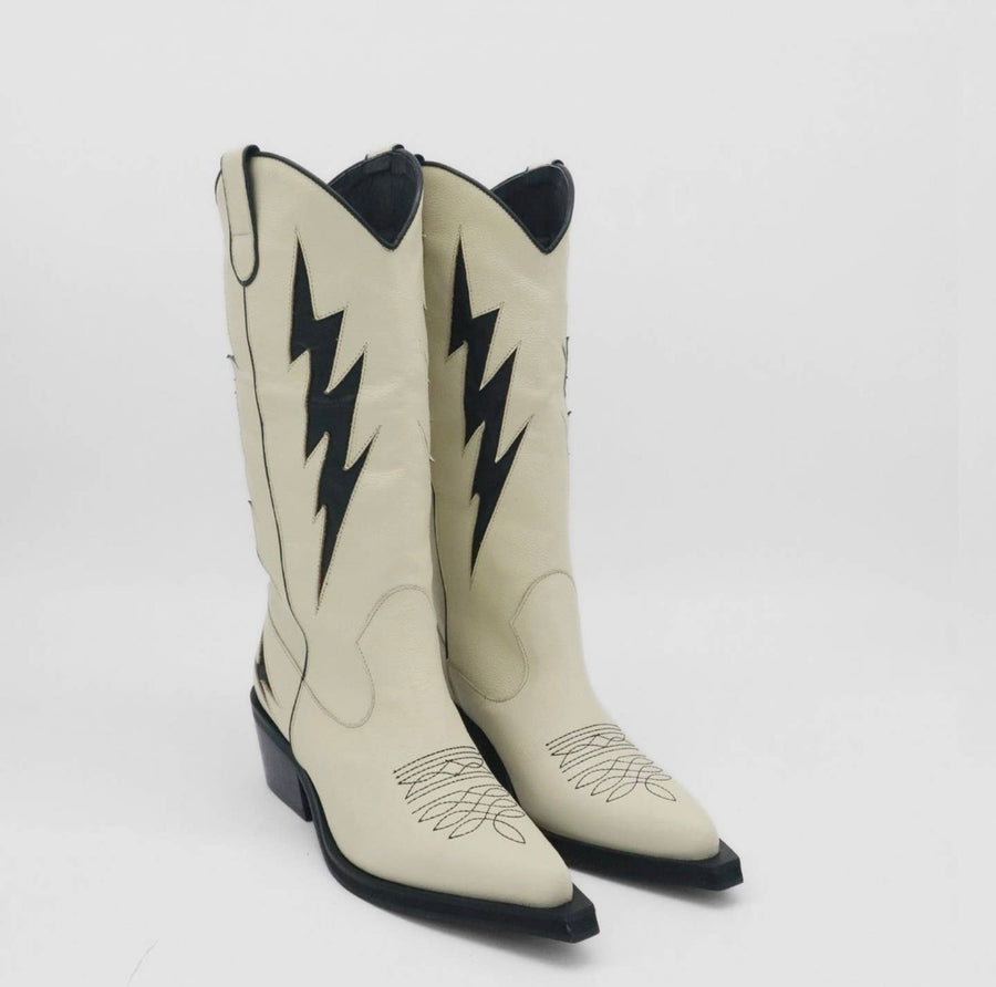 Botas vaqueras occidentales de cuero Moonrise