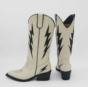 Botas vaqueras occidentales de cuero Moonrise