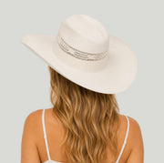 High Noon Wide Brim Straw Cowboy Hat | Women’s Classic Western Hat