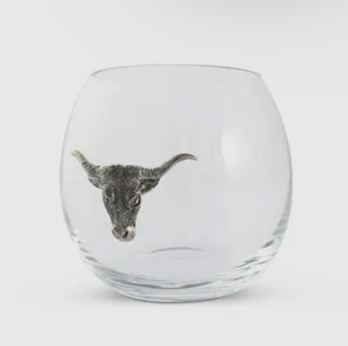 Longhorn Stemless Wine Glass