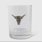 Longhorn Double Old Fashion Bar Glass