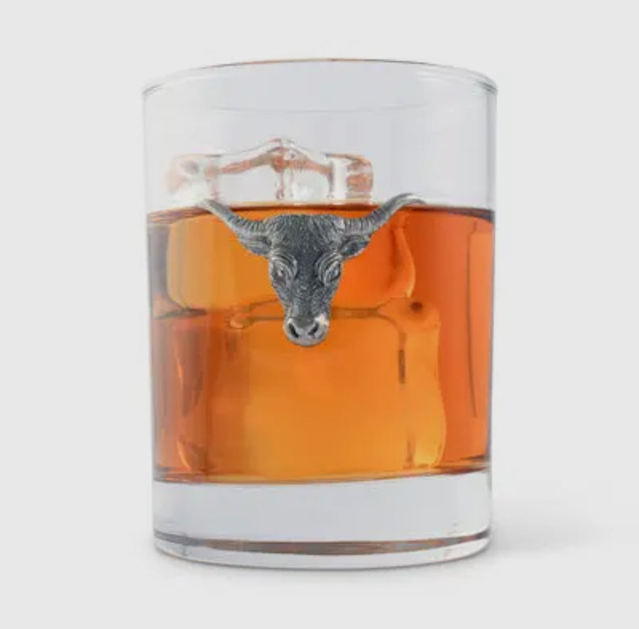 Longhorn Double Old Fashion Bar Glass