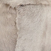 Premium Western Real Goat Fur Ottoman Pouf