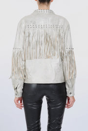 Metallic Tassel Detail & Studded Jacket