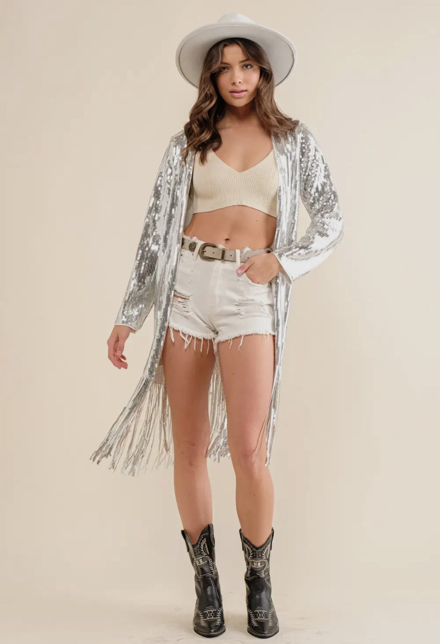 Sierra Sequin Kimono